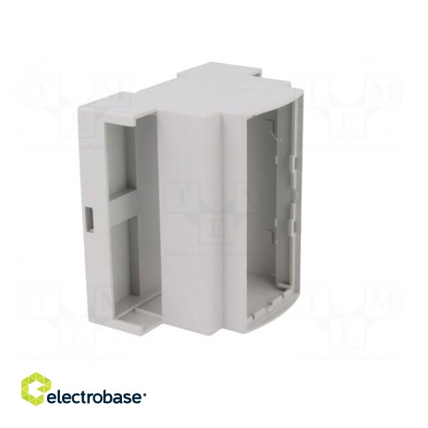 Enclosure: for DIN rail mounting | Y: 90mm | X: 87.8mm | Z: 62mm | grey image 9