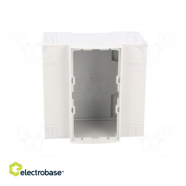 Enclosure: for DIN rail mounting | Y: 90mm | X: 87.8mm | Z: 62mm | grey image 10