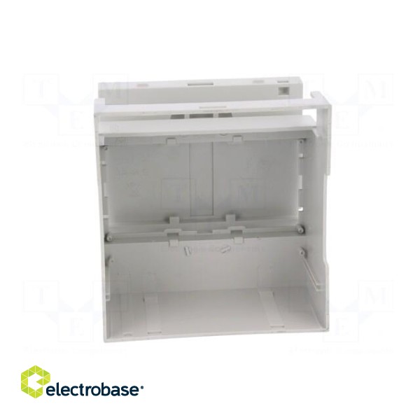 Enclosure: for DIN rail mounting | Y: 90mm | X: 87.8mm | Z: 62mm | grey image 4