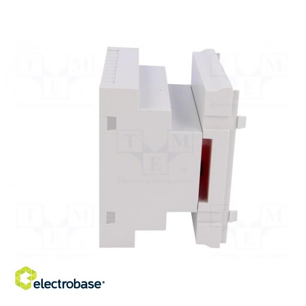 Enclosure: for DIN rail mounting | Y: 90mm | X: 87mm | Z: 65mm | ABS image 5