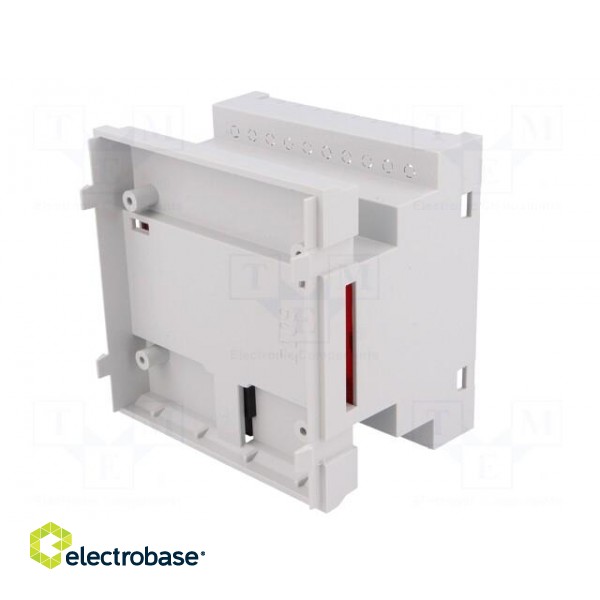Enclosure: for DIN rail mounting | Y: 90mm | X: 87mm | Z: 65mm | ABS image 8