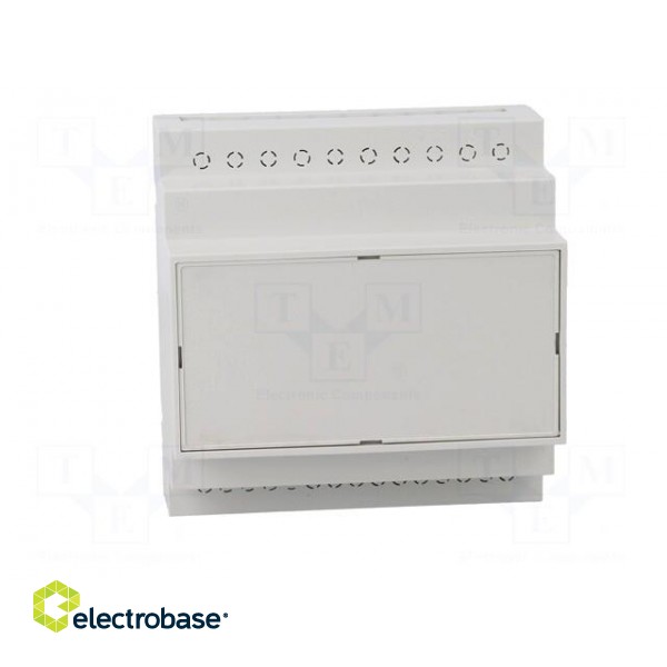 Enclosure: for DIN rail mounting | Y: 90mm | X: 87mm | Z: 65mm | ABS фото 9