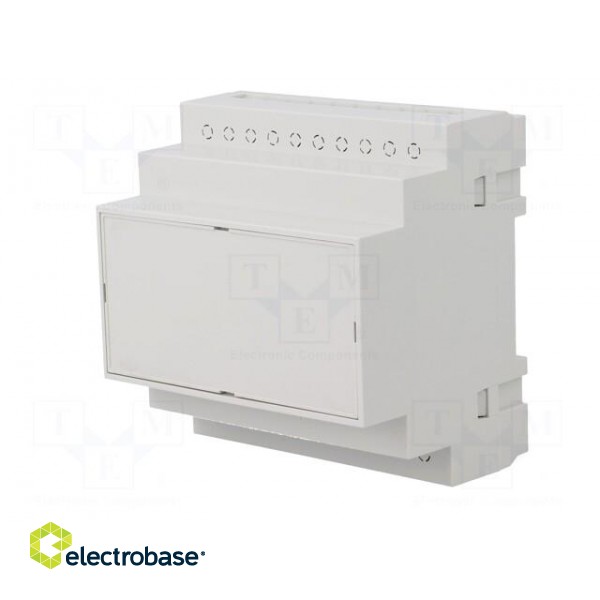 Enclosure: for DIN rail mounting | Y: 90mm | X: 87mm | Z: 65mm | ABS image 2
