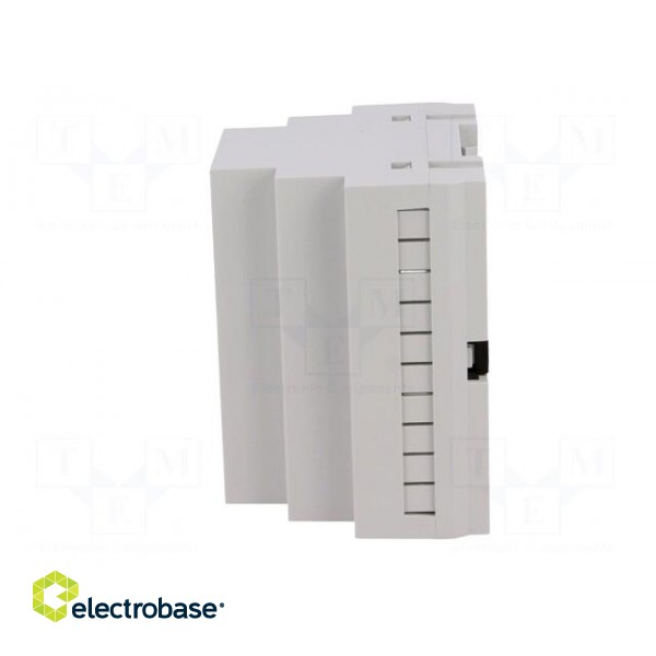 Enclosure: for DIN rail mounting | Y: 90mm | X: 87mm | Z: 65mm | grey image 3