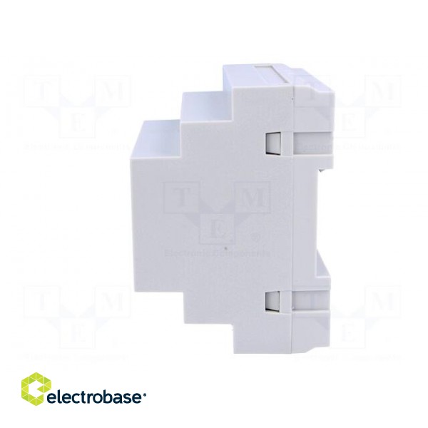 Enclosure: for DIN rail mounting | Y: 90mm | X: 87mm | Z: 65mm | grey image 3