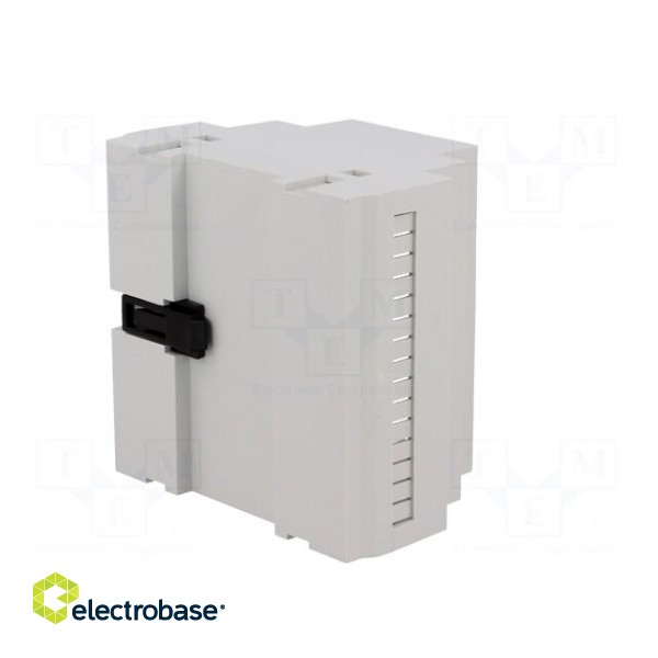 Enclosure: for DIN rail mounting | Y: 90mm | X: 87mm | Z: 65mm | grey image 6
