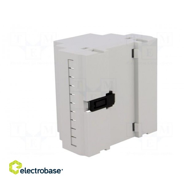 Enclosure: for DIN rail mounting | Y: 90mm | X: 87mm | Z: 65mm | grey image 4