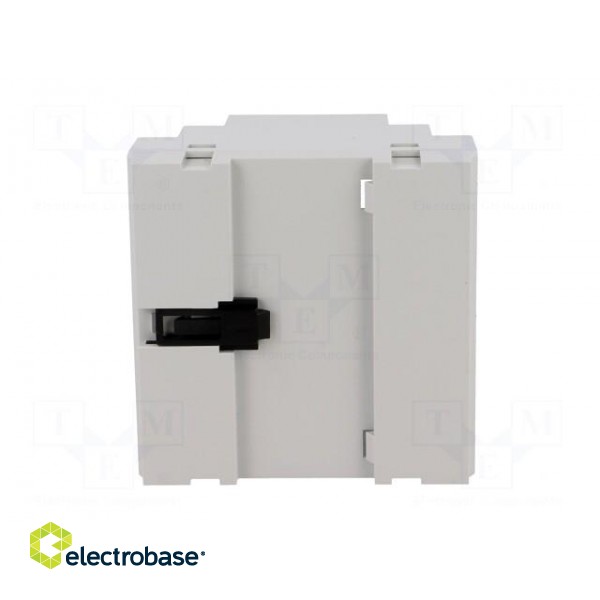 Enclosure: for DIN rail mounting | Y: 90mm | X: 87mm | Z: 65mm | grey image 5