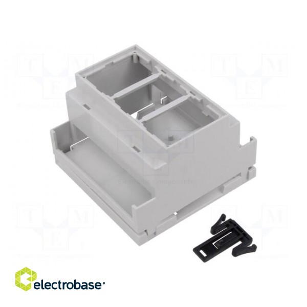 Enclosure: for DIN rail mounting | Y: 90mm | X: 88mm | Z: 58mm | PPO paveikslėlis 1