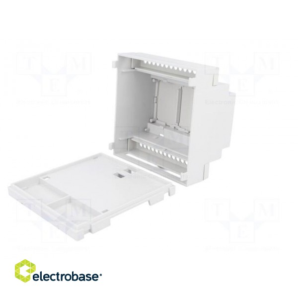 Enclosure: for DIN rail mounting | Y: 90mm | X: 89mm | Z: 53mm | PPO paveikslėlis 6