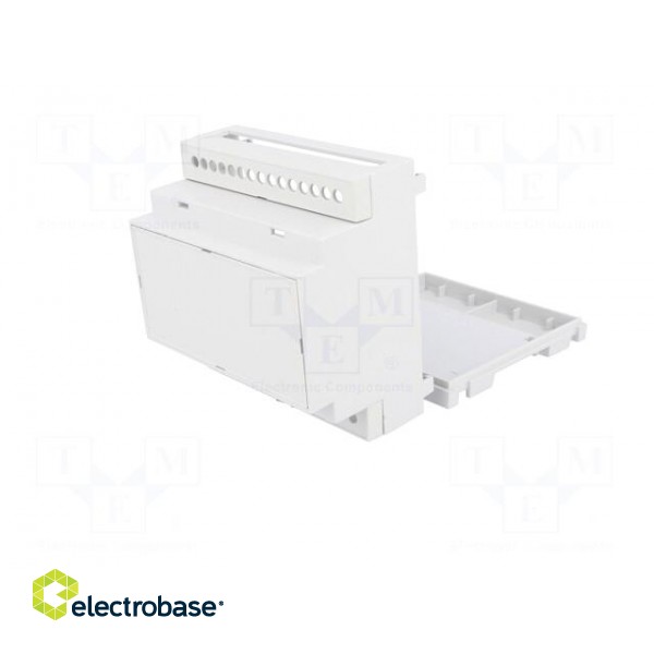 Enclosure: for DIN rail mounting | Y: 90mm | X: 89mm | Z: 53mm | PPO paveikslėlis 2