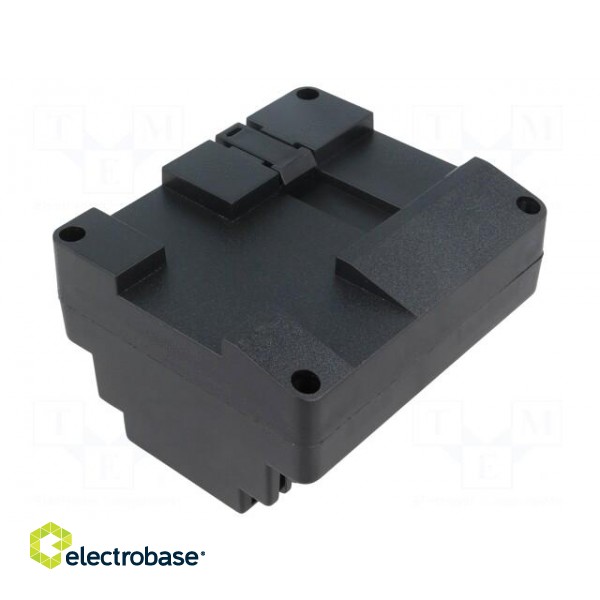 Enclosure: for DIN rail mounting | Y: 91mm | X: 105mm | Z: 60mm | ABS image 2