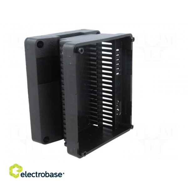 Enclosure: for DIN rail mounting | Y: 91mm | X: 105mm | Z: 60mm | ABS paveikslėlis 3
