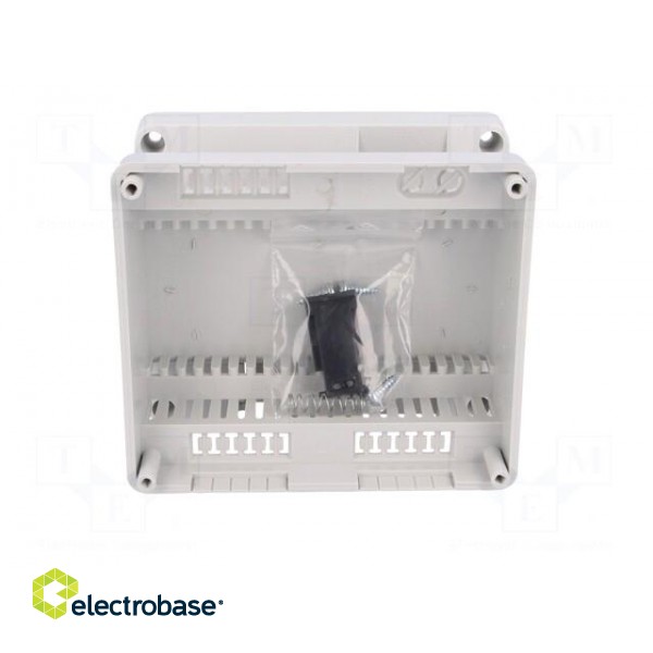 Enclosure: for DIN rail mounting | Y: 91mm | X: 105mm | Z: 60mm | ABS image 3