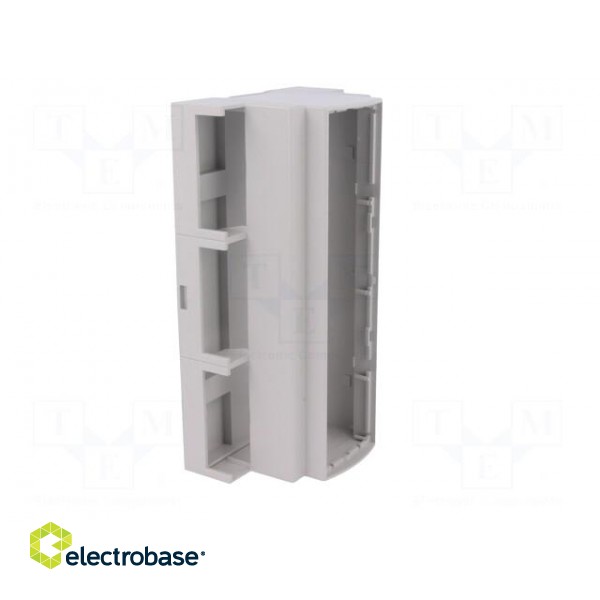 Enclosure: for DIN rail mounting | Y: 91mm | X: 160.2mm | Z: 53mm | ABS image 9
