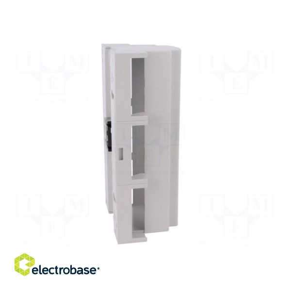 Enclosure: for DIN rail mounting | Y: 91mm | X: 160.2mm | Z: 53mm | ABS image 8