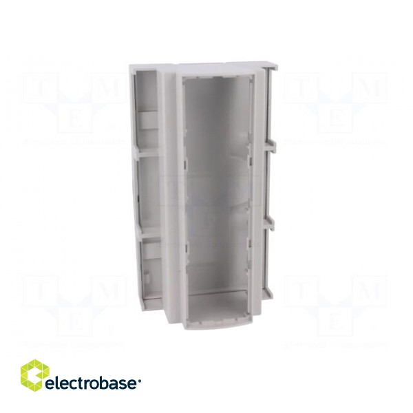 Enclosure: for DIN rail mounting | Y: 91mm | X: 160.2mm | Z: 53mm | ABS image 10