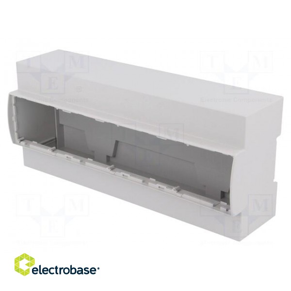 Enclosure: for DIN rail mounting | Y: 91mm | X: 213mm | Z: 53mm | ABS paveikslėlis 1