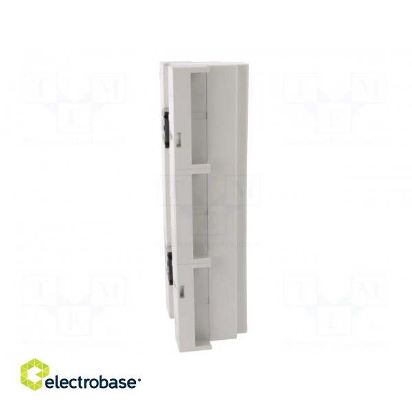 Enclosure: for DIN rail mounting | Y: 91mm | X: 213mm | Z: 62mm | grey image 8