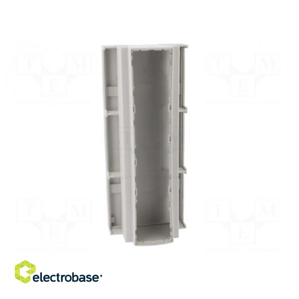 Enclosure: for DIN rail mounting | Y: 91mm | X: 213mm | Z: 53mm | ABS image 10
