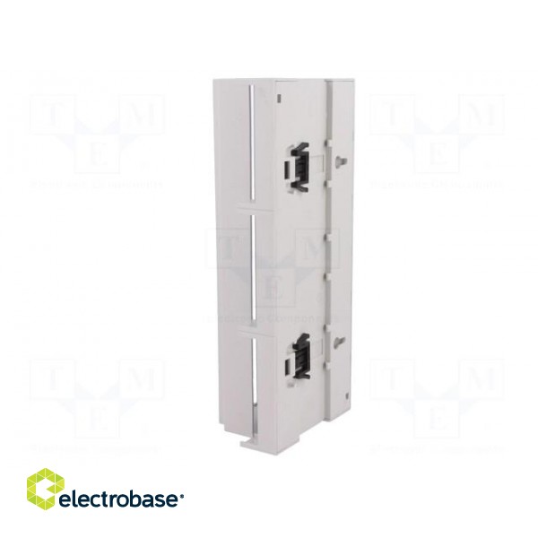 Enclosure: for DIN rail mounting | Y: 91mm | X: 213mm | Z: 53mm | ABS image 5