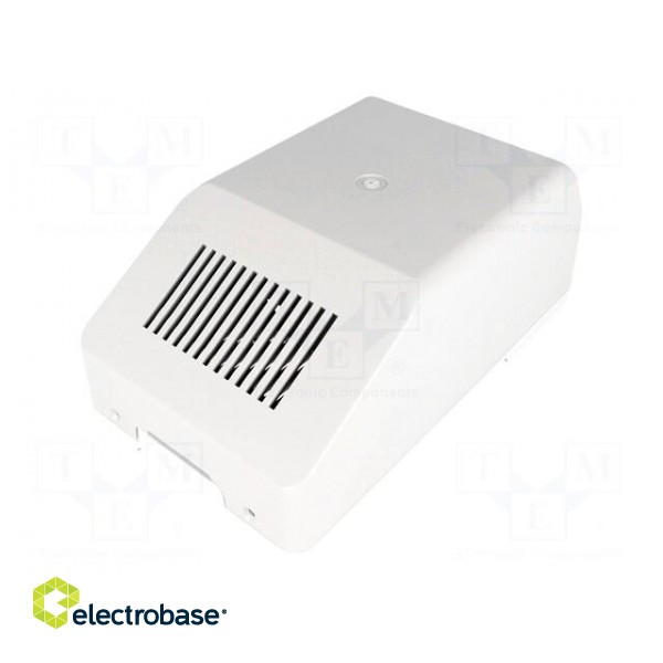 Enclosure: for power supplies | Y: 187mm | X: 110mm | Z: 70mm | ABS | grey image 1