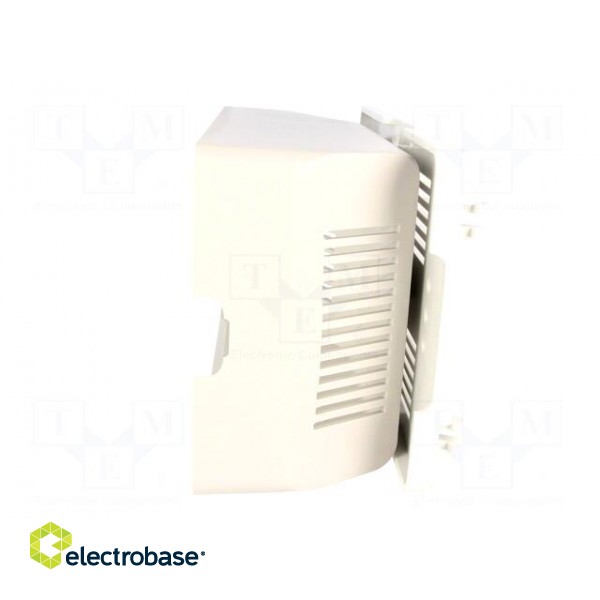 Enclosure: for power supplies | Y: 187mm | X: 110mm | Z: 70mm | ABS | grey paveikslėlis 9