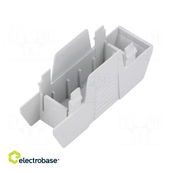 Cover | for enclosures | UL94HB | Series: EH 22,5 | Mat: ABS | grey image 2