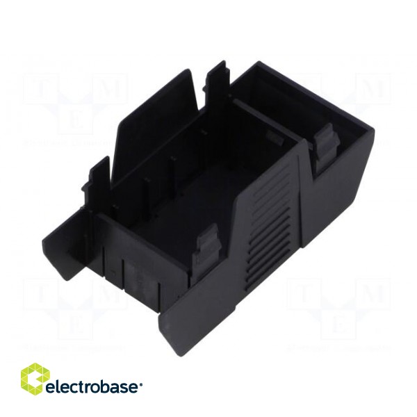 Cover | for enclosures | UL94HB | Series: EH 35 | Mat: ABS | black | 35mm image 2