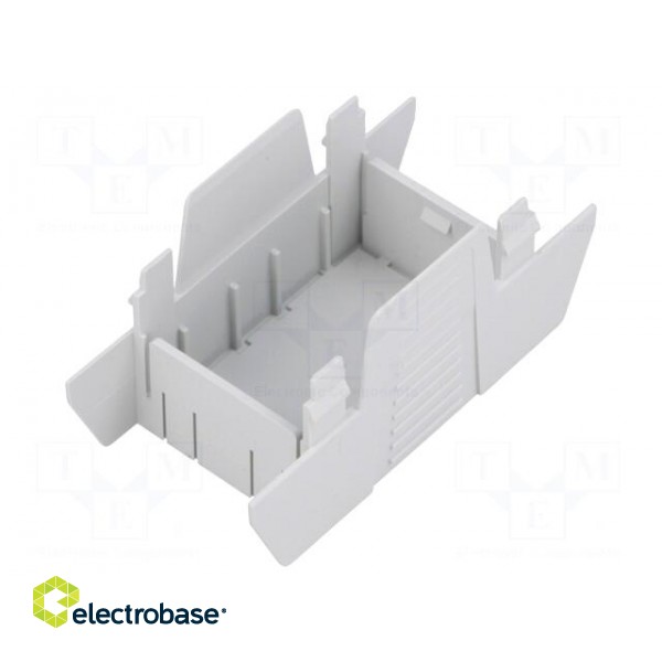 Cover | for enclosures | UL94HB | Series: EH 35 | Mat: ABS | grey | 35mm paveikslėlis 2