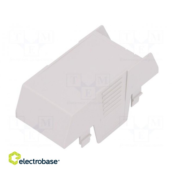 Cover | for enclosures | UL94HB | Series: EH 35 | Mat: ABS | grey | 35mm paveikslėlis 1