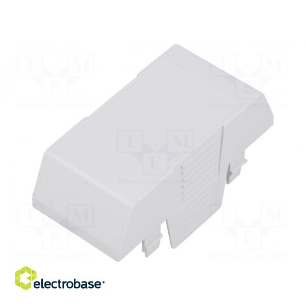Cover | for enclosures | UL94HB | Series: EH 35 | Mat: ABS | grey | 35mm image 1