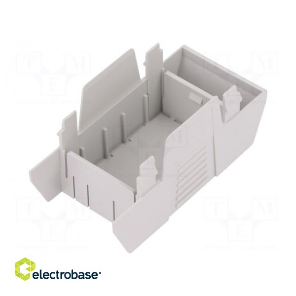 Cover | for enclosures | UL94HB | Series: EH 35 | Mat: ABS | grey | 35mm фото 2