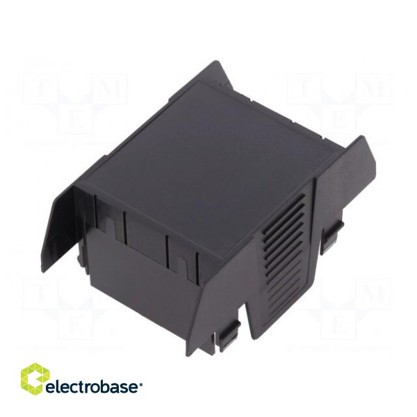 Cover | for enclosures | UL94HB | Series: EH 45 FLAT | Mat: ABS | black фото 1