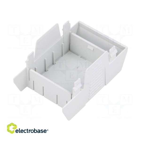 Cover | for enclosures | UL94HB | Series: EH 45 | Mat: ABS | grey | 45mm image 2