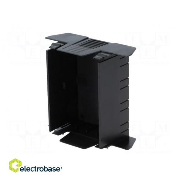 Cover | for enclosures | UL94HB | Series: EH 70 FLAT | Mat: ABS | black фото 6