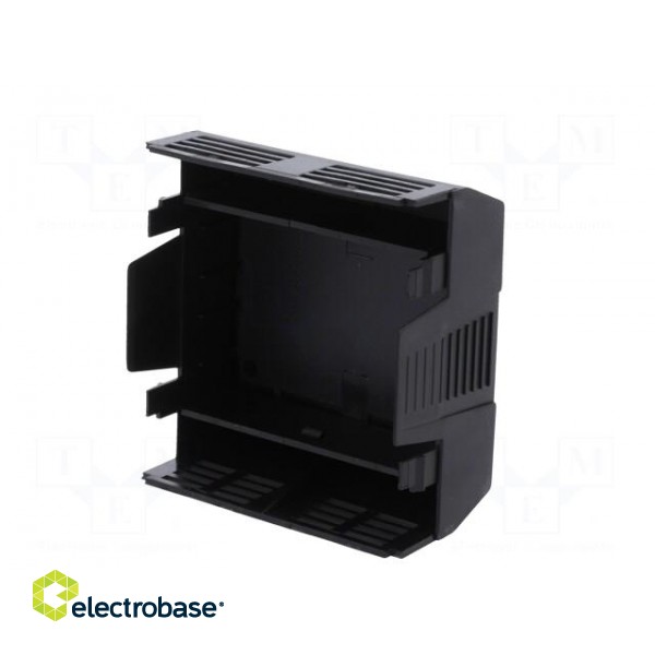 Cover | for enclosures | UL94HB | Series: EH 70 FLAT | Mat: ABS | black фото 6