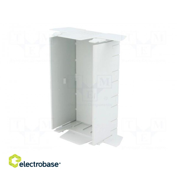Cover | for enclosures | UL94HB | Series: EH 90 FLAT | Mat: ABS | grey фото 5