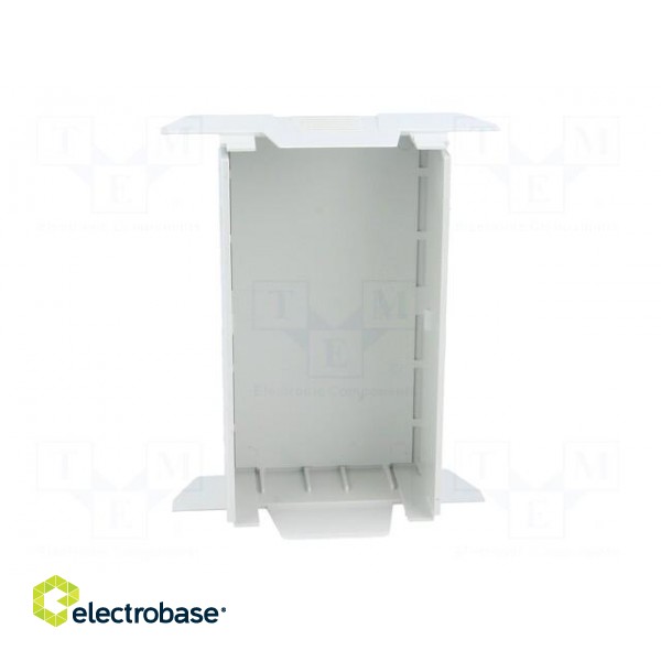 Cover | for enclosures | UL94HB | Series: EH 90 FLAT | Mat: ABS | grey image 4