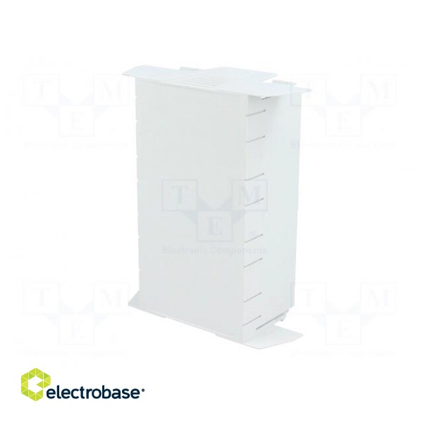 Cover | for enclosures | UL94HB | Series: EH 90 FLAT | Mat: ABS | grey фото 9