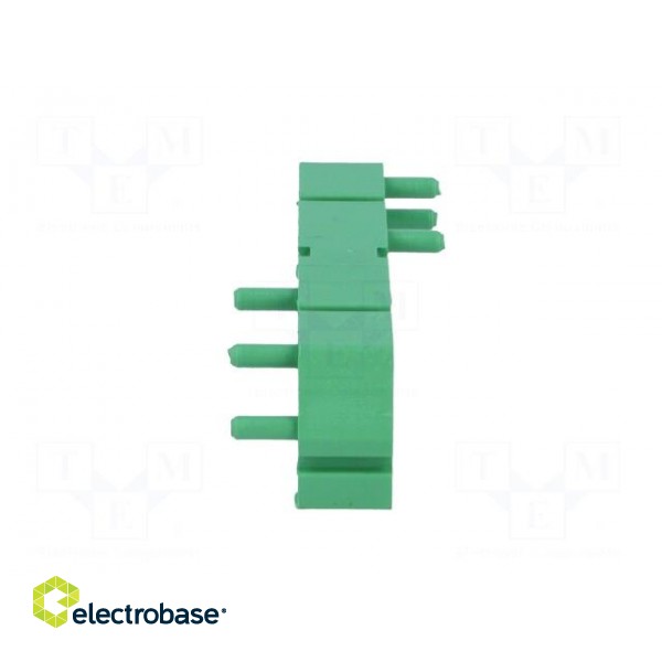 DIN rail mounting bracket | 72x11mm | Body: green фото 3