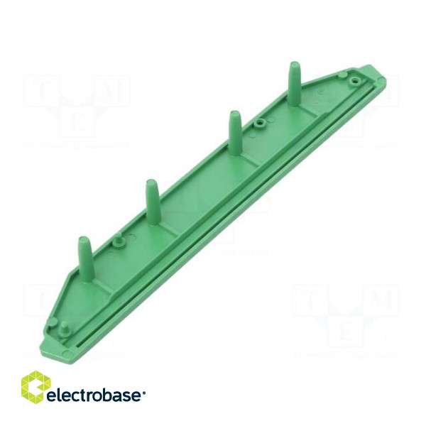 DIN rail mounting bracket | Series: M107 | 118.6x17.4mm image 2