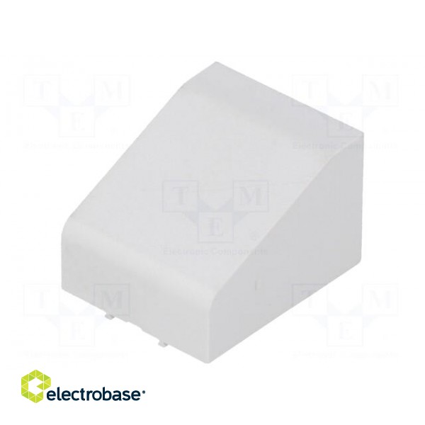 Stopper | for enclosures | UL94HB | Mat: ABS | grey | 17.5mm image 1
