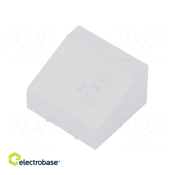 Stopper | for enclosures | UL94HB | Mat: ABS | grey | 22.5mm image 1