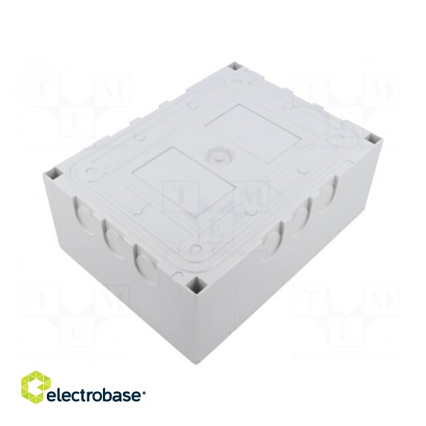 Enclosure: wall mounting | X: 150mm | Y: 200mm | BEEBOX | light grey image 2