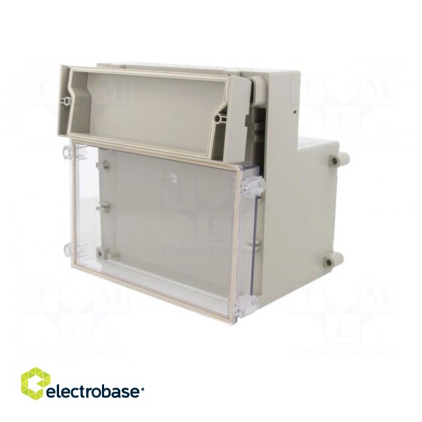Enclosure: wall mounting | X: 166mm | Y: 161mm | Z: 121mm | ABS | grey image 8