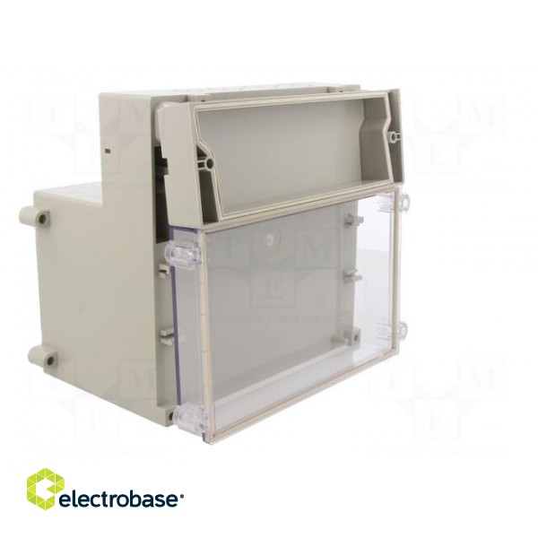 Enclosure: wall mounting | X: 166mm | Y: 161mm | Z: 121mm | ABS | grey image 6
