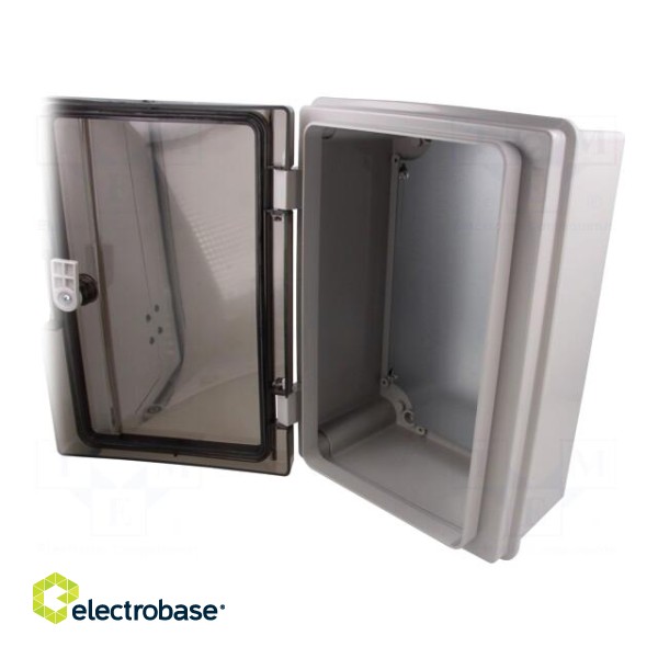 Enclosure: wall mounting | X: 221mm | Y: 311mm | Z: 137mm | ABS | IP65 image 2