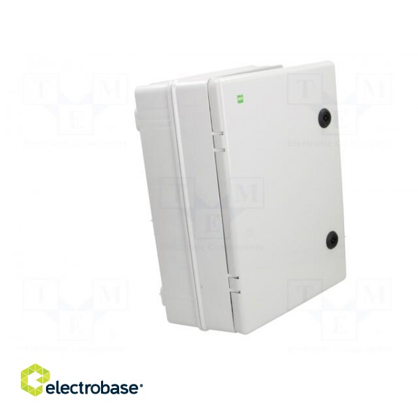 Enclosure: wall mounting | X: 252mm | Y: 352mm | Z: 142mm | ABS | grey image 9