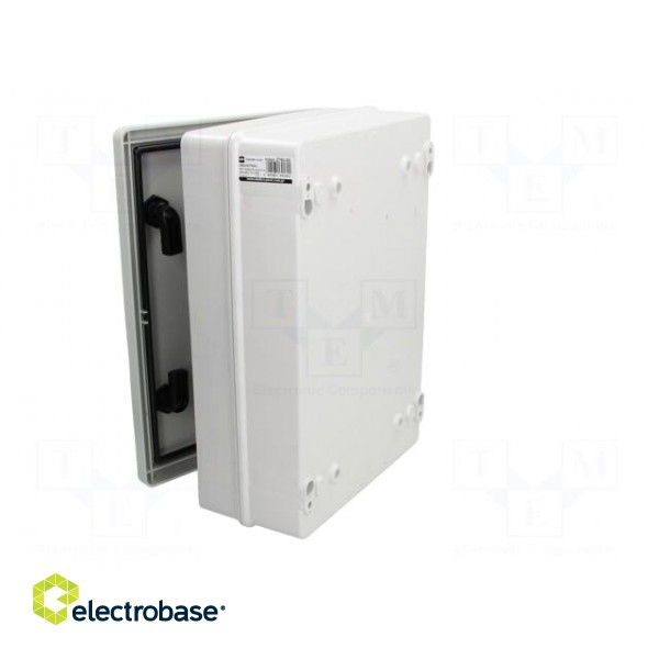 Enclosure: wall mounting | X: 252mm | Y: 352mm | Z: 142mm | ABS | grey image 5